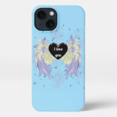 Rainbow angel wings iPhoneケース (裏面)