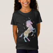 Rainbow Animal Fairy Unicorn Lover Girls Gift  Tシャツ (正面)