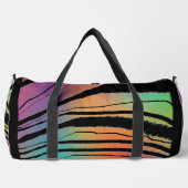 Rainbow Animal Print Athletic Gym Carry On  ダッフルバッグ (正面)