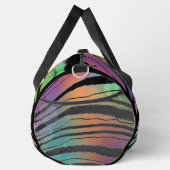 Rainbow Animal Print Athletic Gym Carry On  ダッフルバッグ (右)