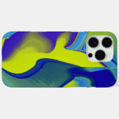 Rainbow Art 3D抽象芸術(黄色の紫の緑) Case-Mate iPhoneケース (裏面 (横))