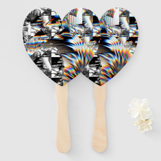 Rainbow Assault Hand Fan ハンドファン (正面&裏面)