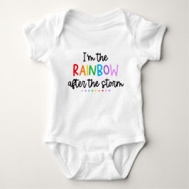 Rainbow Baby Quote ベビーボディスーツ