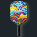 Rainbow backgrounds ピックルボールラケット<br><div class="desc">Rainbow backgrounds
    backgrounds ,  cloud ,  cartoon ,  frame ,  sky ,  pattern ,  art ,  circle</div>