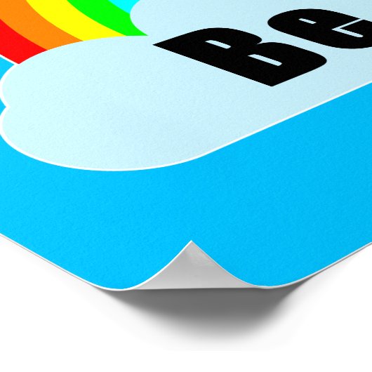 RAINBOW - Be Happy ポスター (角)