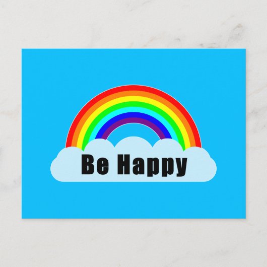 RAINBOW - Be Happy ポストカード (正面)