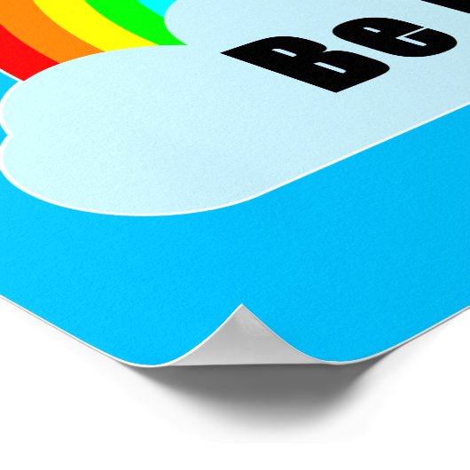 RAINBOW - Be Posive ポスター (角)