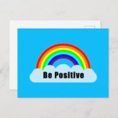RAINBOW - Be Posive ポストカード (正面/裏面)