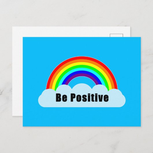 RAINBOW - Be Posive ポストカード (正面/裏面)