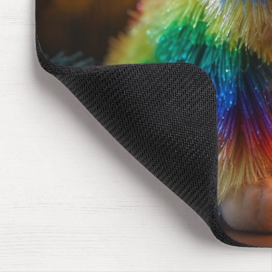 Rainbow Bear マウスパッド (コーナー)