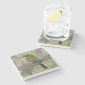 Rainbow beater-eater bird（オーストラリア） ストーンコースター (横)