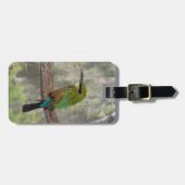 Rainbow beater-eater bird（オーストラリア） ラゲッジタグ (正面横)