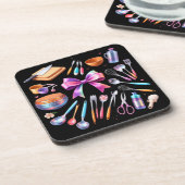 Rainbow beverage coasters Cooking Accessories コースター (左側)