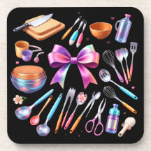 Rainbow beverage coasters Cooking Accessories