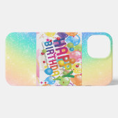 Rainbow Birthday Balloon Phone Case iPhoneケース