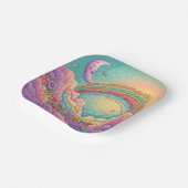 rainbow Birthday or Shower  ペーパープレート (傾斜あり)