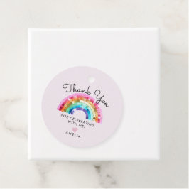  Rainbow Birthday Party フェイバータグ