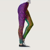 Rainbow & Black Medallion Leggings レギンス (右)