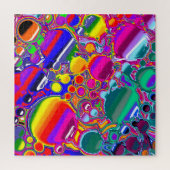 Rainbow Blast Abstract Art   ジグソーパズル (縦)