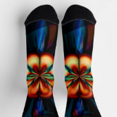 Rainbow Bloom ソックス (上部)