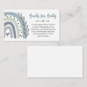 Rainbow Blue Books For Baby Insert Card エンクロージャーカード (正面/裏面)