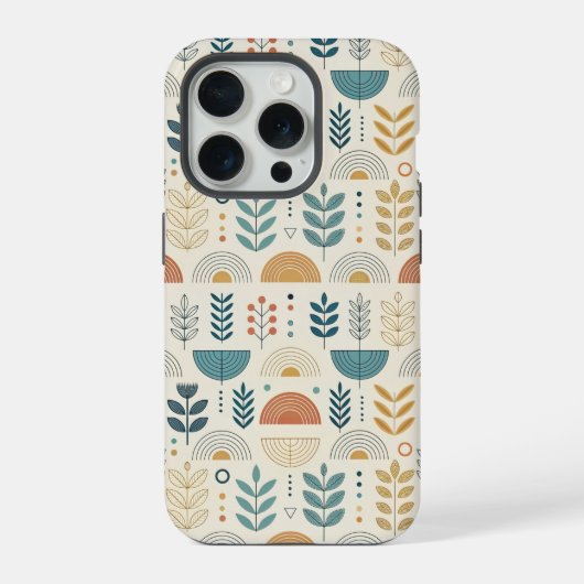 Rainbow Botanical Minimalist iPhoneケース (裏面)