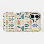 Rainbow Botanical Minimalist iPhone 16ケース (裏面横)