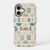 Rainbow Botanical Minimalist iPhone 16ケース (裏面)