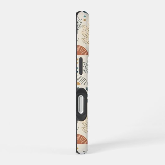 Rainbow Botanical Minimalist iPhone 16ケース (右側面)