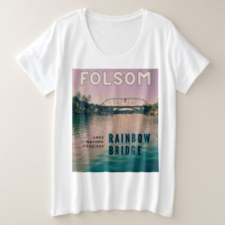 Rainbow Bridge プラスサイズTシャツ