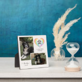 Rainbow Bridge Pet Memorial Photo Plaque フォトプラーク (インサイチュ)