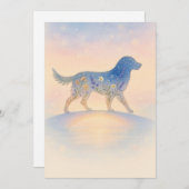 Rainbow Bridge Wildflower Pet Silhouette シーズンカード (正面/裏面)