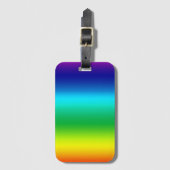 Rainbow Bright Color Spectrum ラゲッジタグ (正面縦)