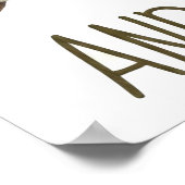 Rainbow Brown Brook Trout Fishing Quote ポスター (角)