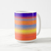 Rainbow Brushstroke Gradient Classic Mug コーヒーマグカップ (正面右)