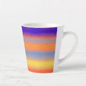 Rainbow Brushstroke Gradient Small カフェラテマグ (右)