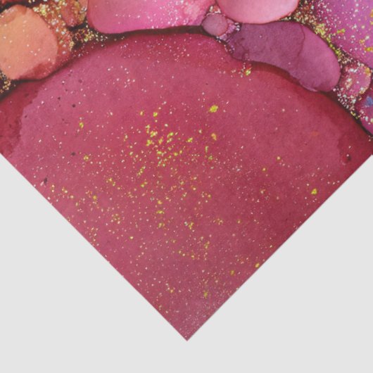 Rainbow Bubble Texture Fluid Art 薄葉紙 (詳細)