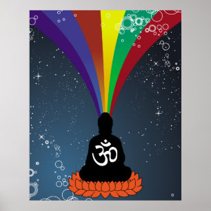 Rainbow Buddha ポスター