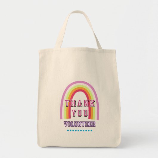 Rainbow Business Volunteer Thank You トートバッグ (正面)