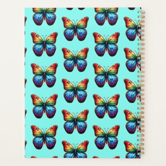 Rainbow Butterflies Planner プランナー手帳 (裏面)