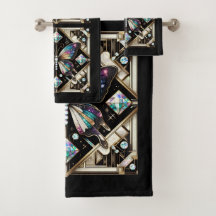 Rainbow Butterfly Art Deco Art Nouveau