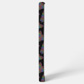 Rainbow Butterfly (black) - Samsungケース Samsung Galaxyケース (左側面)