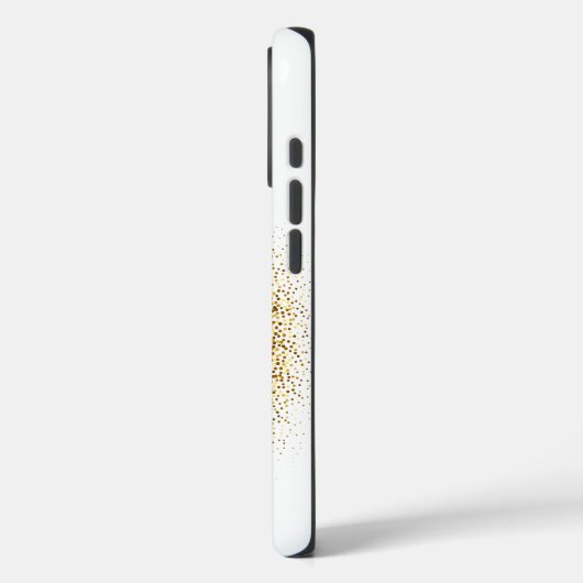 Rainbow Butterfly in a Golden Circle  Case-Mate iPhoneケース (裏面 / 左)