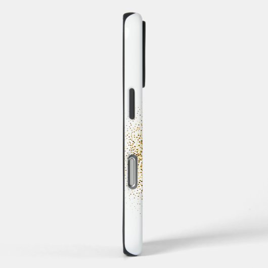 Rainbow Butterfly in a Golden Circle  Case-Mate iPhoneケース (裏面 / 右)