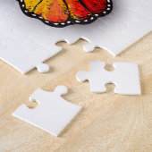 Rainbow butterfly Monarch ジグソーパズル (側面)