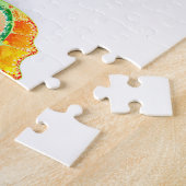 Rainbow Butterfly Peacock Eye ジグソーパズル (側面)