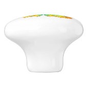 Rainbow Butterfly Peacock Eye セラミックノブ (側面)