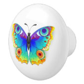 Rainbow Butterfly Peacock Eye セラミックノブ (右)