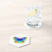 Rainbow Butterfly Peacock Eye ペーパーコースター (インサイチュ)