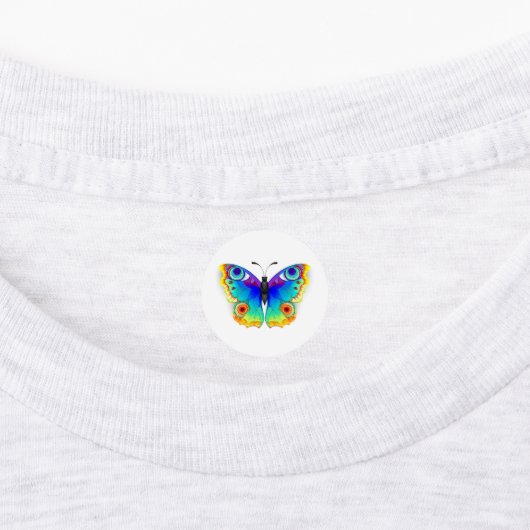 Rainbow Butterfly Peacock Eye ラベル (貼付)